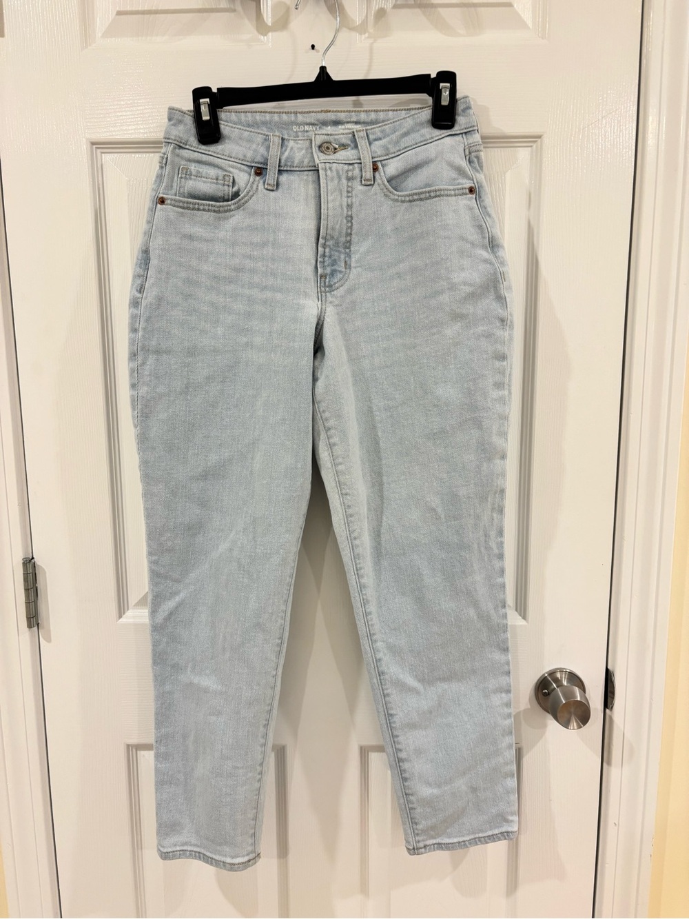 Old Navy High Rise OG Curvy Straight Jeans 4
